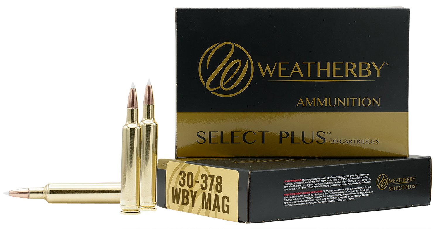Weatherby Select Plus .30-378 Wthby Mag 220gr Hornady ELD-X - Weatherby - 30-378 WBY Mag