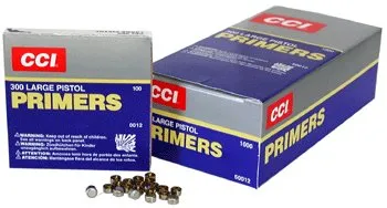 CCI Primers 12 300 Large Pistol 5000 Pack