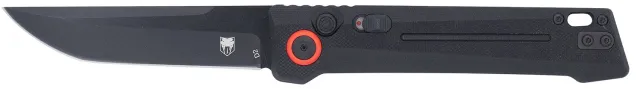 CobraTec CTIFRBLK Inferno Black Auto Knife D2 Tanto Blade - Cobra Enterprises of Utah