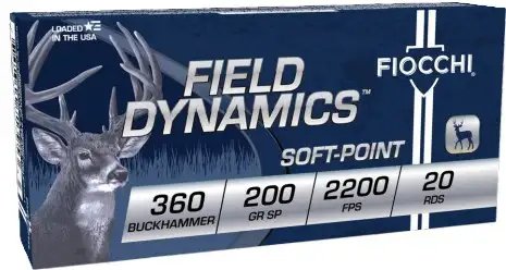 Buy Fiocchi 360BHB Field Dynamics 360Buckhammer 200gr Soft Point 20 Per Box/10 Case online