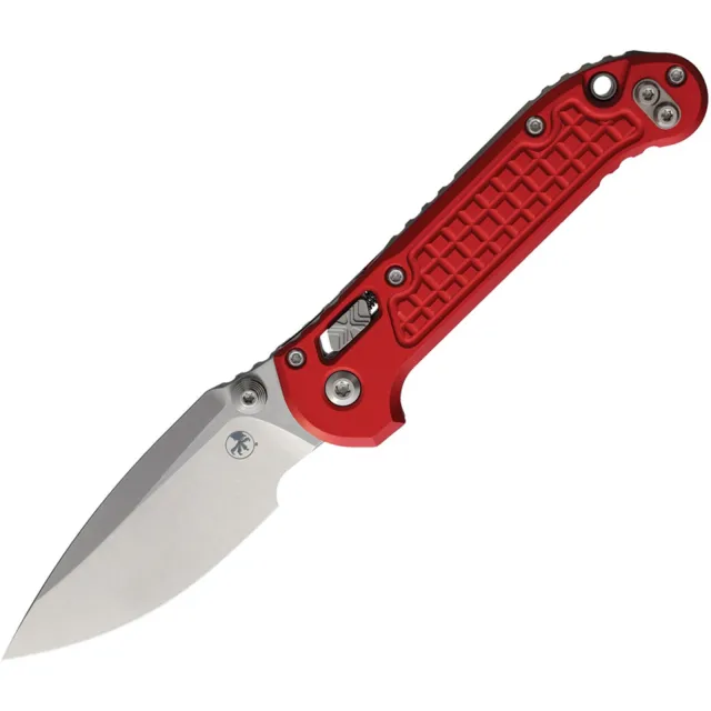 Microtech LUDT G3 3.5 In SE Stonewash Red Aluminum Handle Ram-Lok - MICROTECH for sale at Iron and Lace