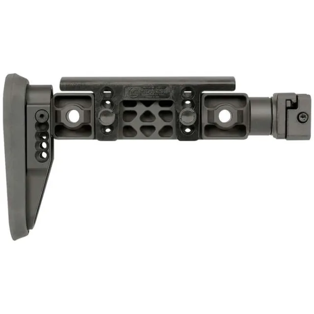 Midwest Industries MI-ALPHA-FBS Fixed Beam Stock, 1913 Rail, Matte Black - Midwest Industries