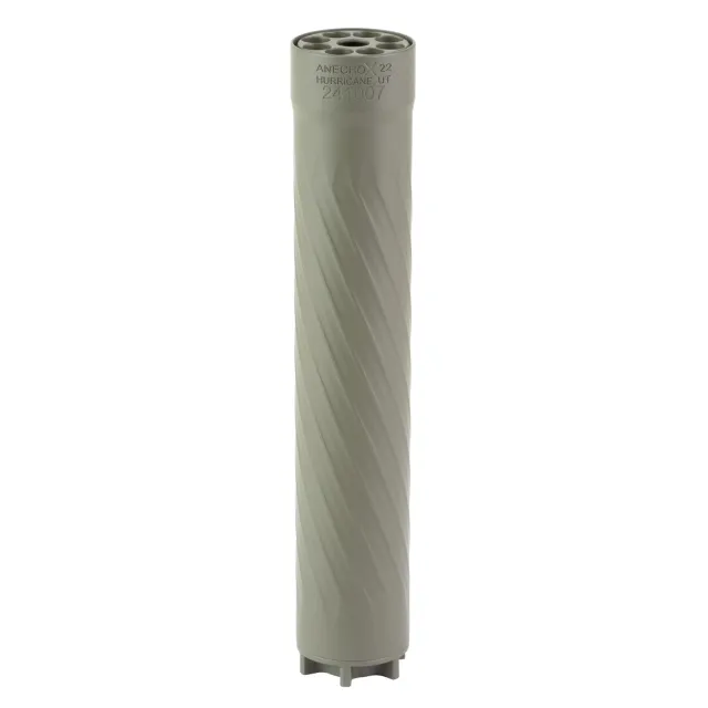 ANECHOIC X22OD .22LR/17HMR/22MAG 1/2"x28 Olive Suppressor