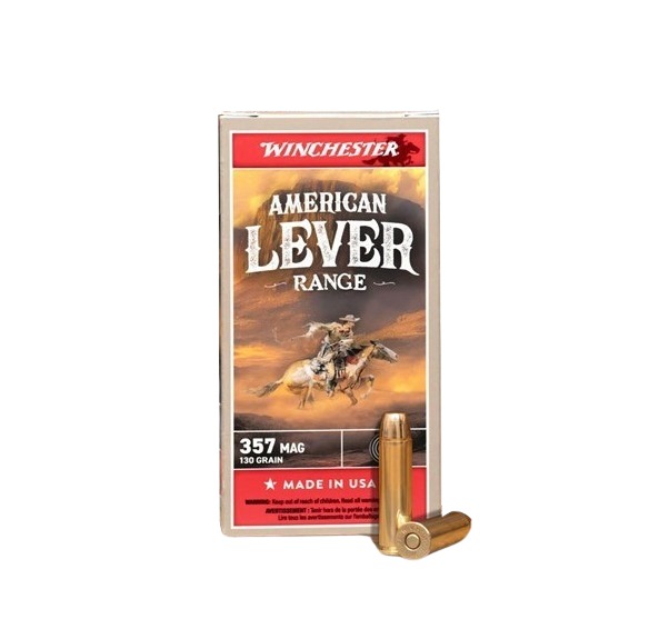 Winchester W357AL .357 Magnum 130gr FMJ 1510 fps 50 Rounds - Winchester - .357 MAGNUM