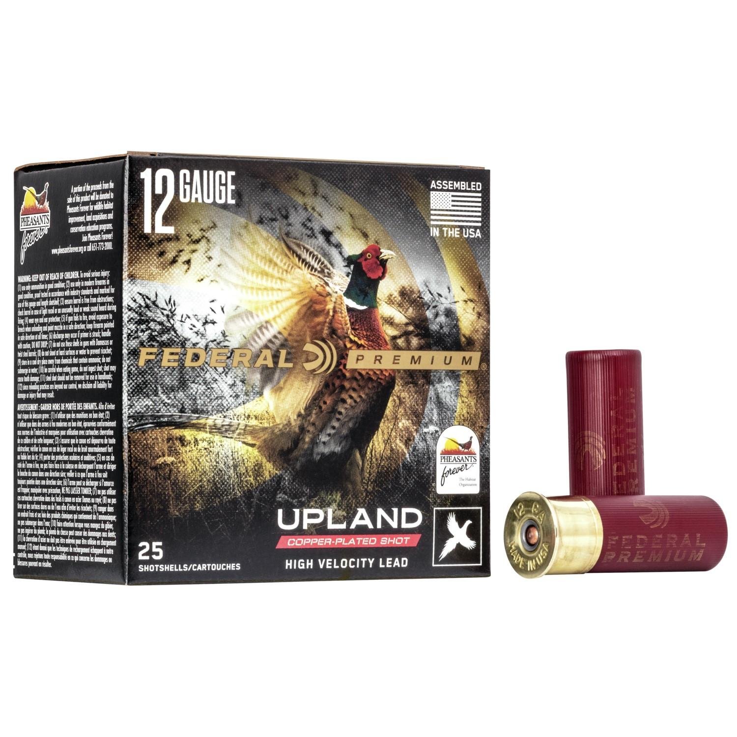 Federal PF1544 12 Gauge 2.75 in 1.25 oz #4 Shot 1500 fps 25 Rounds - Federal Premium Ammunition - 12 Gauge