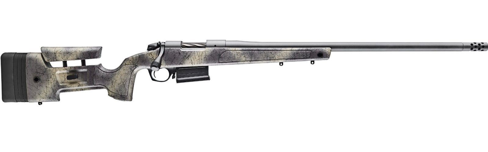 Bergara B14S3814 HMR Wilderness 22 CREEDMOOR 24" Gray Cerakote Rifle - Bergara - 22 Creedmoor
