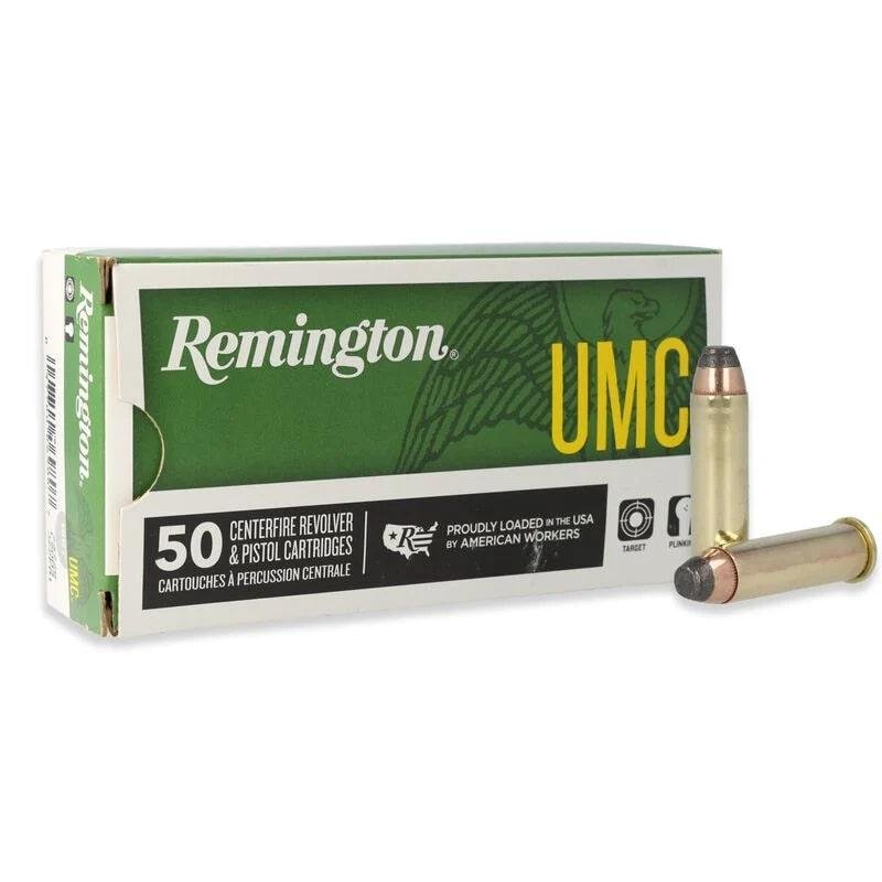 Remington 23738 UMC 357 Magnum 125 Grain Jacketed Soft Point 50 Rounds - Remington Arms Company, LLC - 357 Mag