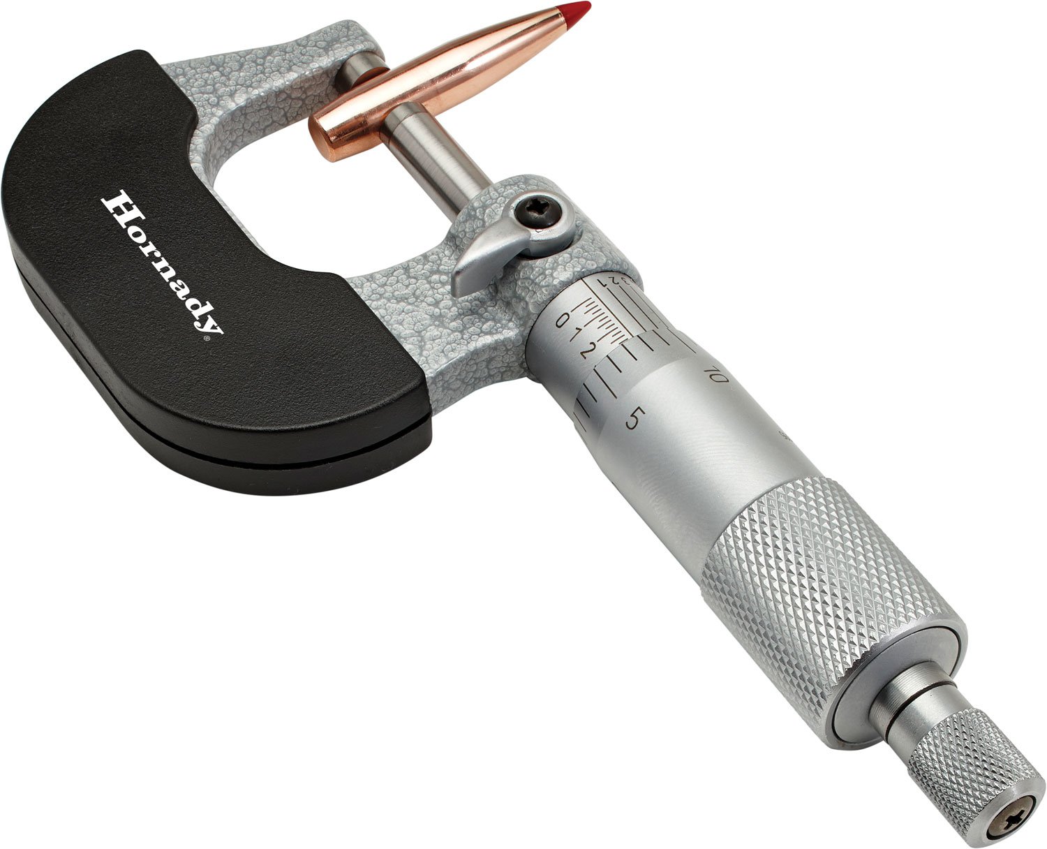 Hornady 050072 Micrometer 0-1" Silver Metal with Storage Case - Hornady
