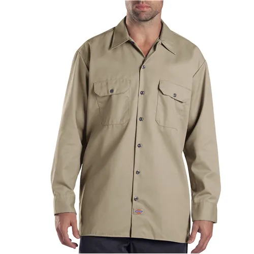 Dickies Long Sleeve Work Shirt Heavy-Duty Twill Wrinkle-Resistant - Dickies for sale at Smoke Wagon Firearms