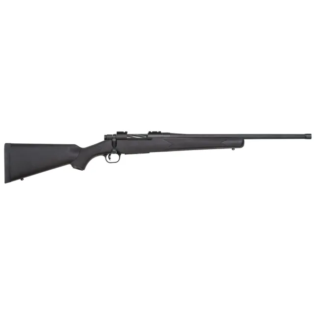 Buy Mossberg Patriot 28013 450 Bushmaster 4+1 20" Threaded/Fluted Barrel Matte Blued Metal Finish Synthetic Stock Adjustable LBA Trigger online