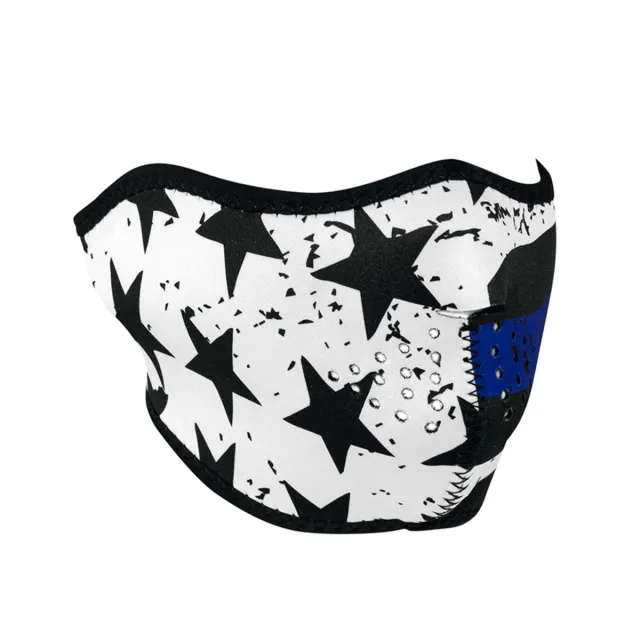 Zan Headgear Neoprene Half Face Mask Windproof Thermal Fleece