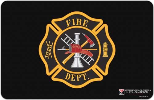 TekMat 17FIRE Fireman's Shield Mat 11x17 Non-Slip Design
