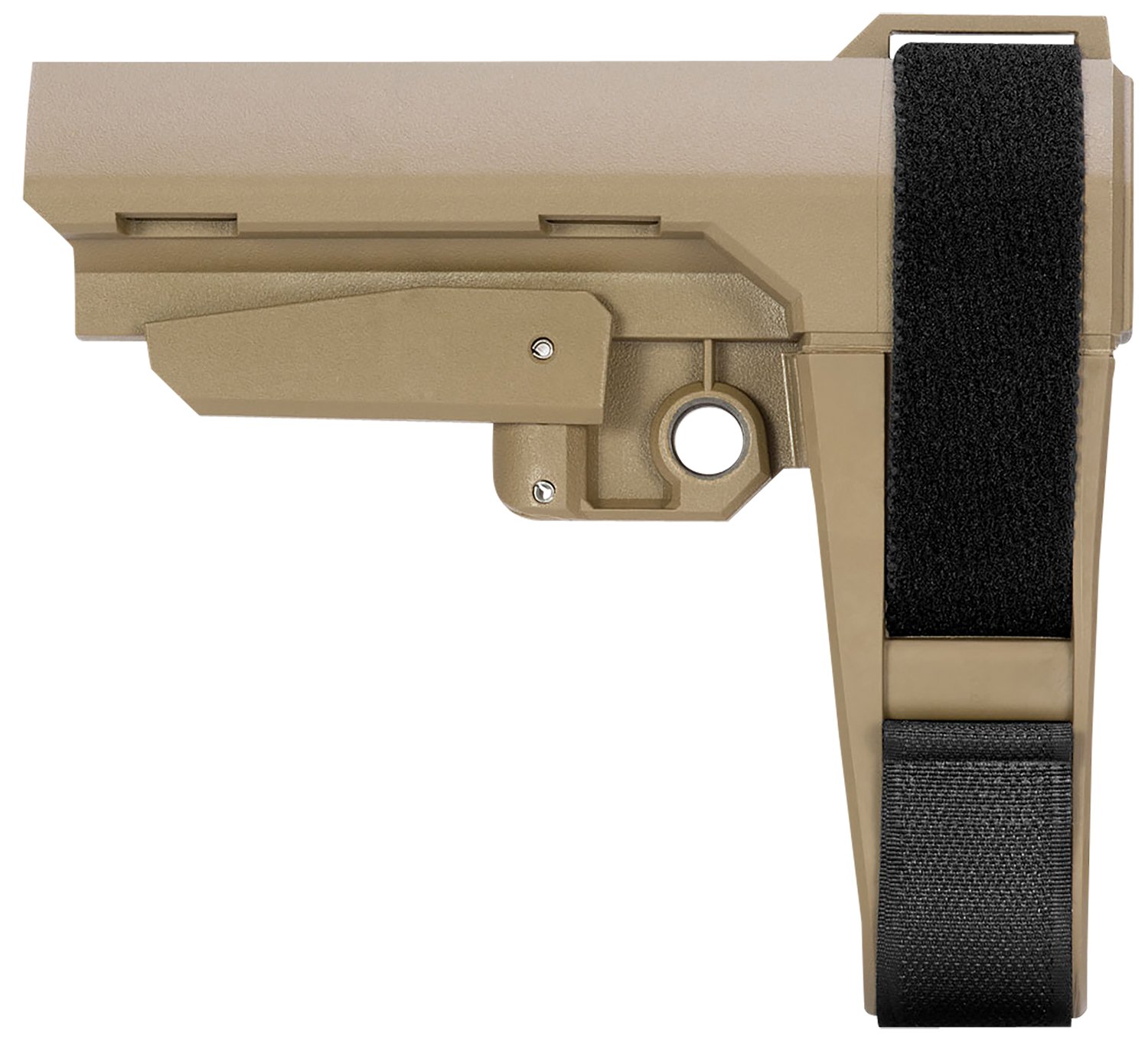 Buy SB Tactical SBA3X02SB SBA3 X Adjustable AR-Platform in Flat Dark Earth - 5-Position, Ambidextrous QD Sling Socket, US-Made online