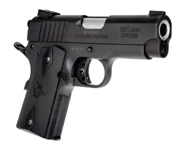 Taurus 1-191101OFC 1911 Officer 45 ACP 3.5" Matte Black Pistol 6+1 - Taurus - 45 ACP