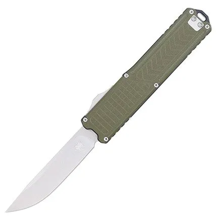 Buy CobraTec Knives Ranger OTF 3.25in Drop Plain OD Green G10 D2 Steel online