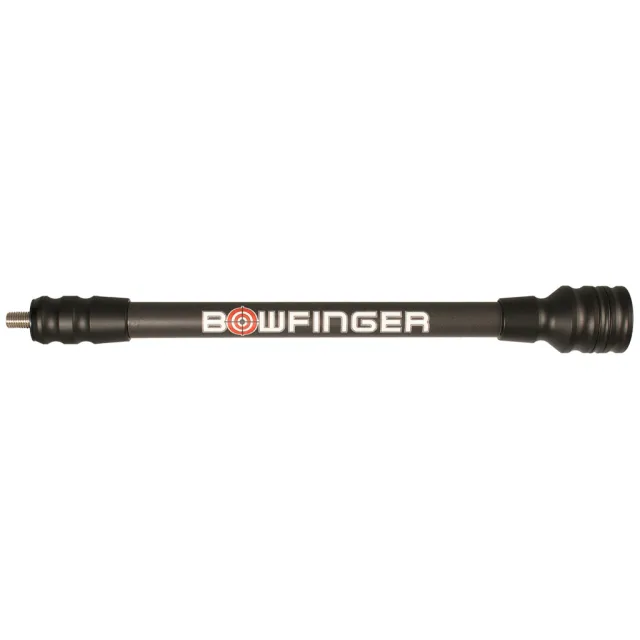 Bowfinger 4402BL Ultimate Hunter Stabilizer Black 10" Carbon Fiber - Bowfinger