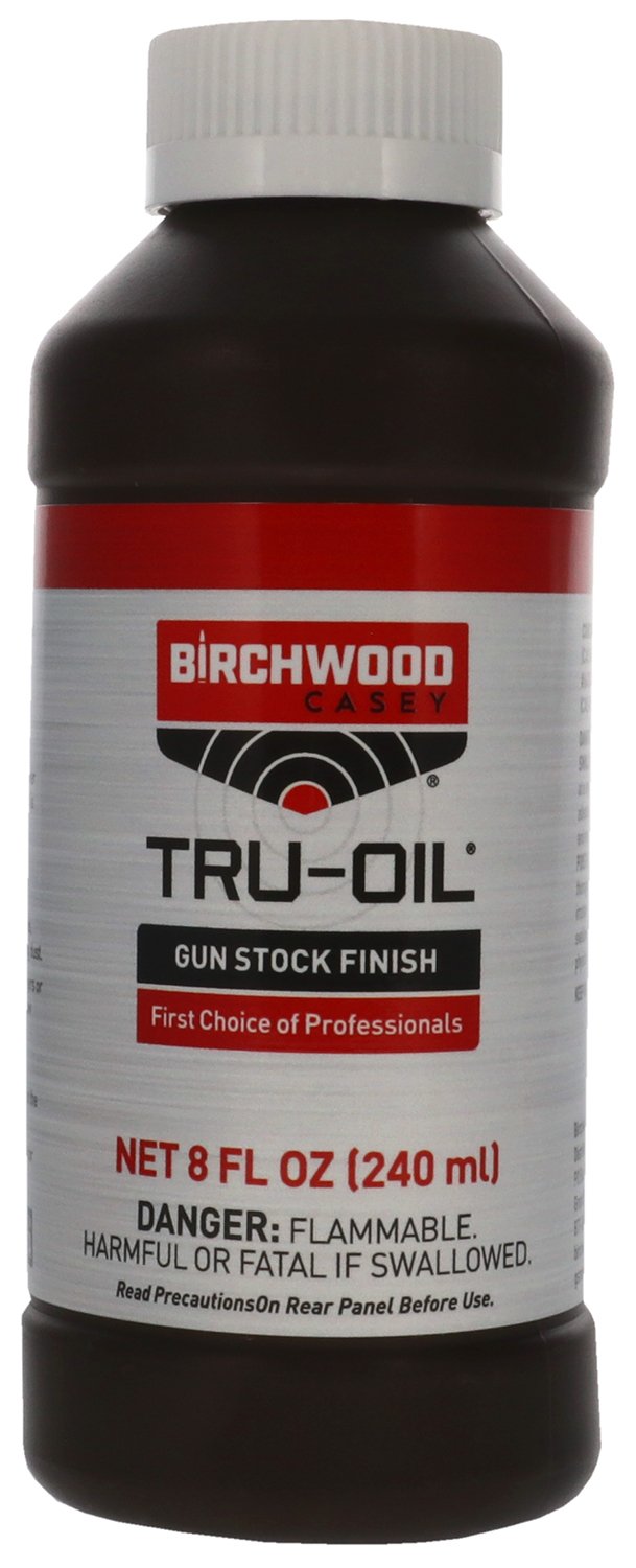 Birchwood Casey Tru-Oil Stock Finish Natural Wood Bottle 8 oz - Birchwood Casey - 8 OZ