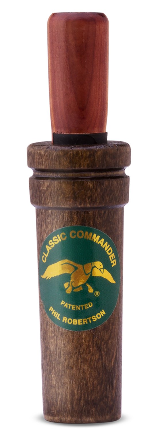 Duck Commander Classic Commander Double Reed Duck Call Natural Wood DC200 - DUCK