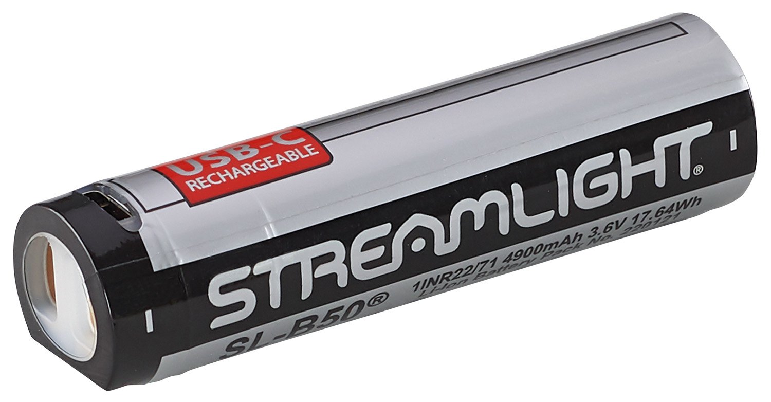 Streamlight 22111 SL-B50 USB-C Rechargeable Battery Pack - 2 Pack - Streamlight - 4,900