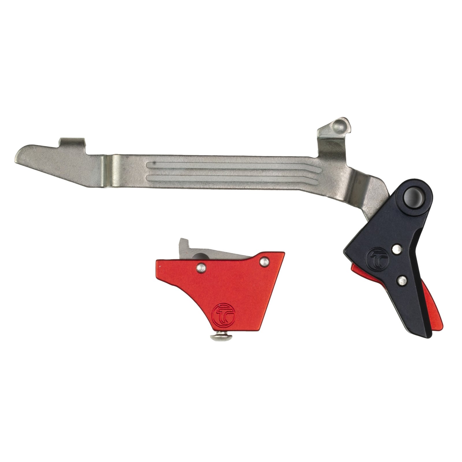 Timney Triggers Alpha Competition Trigger Glock 3-4 Large 45 ACP/10mm Red - Timney Triggers