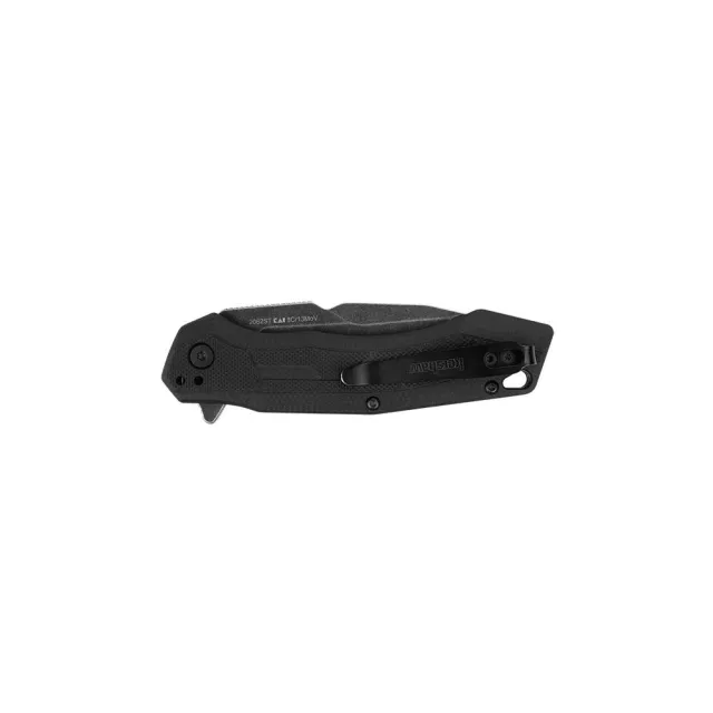 Kershaw 2062ST Analyst Folding Knife, 3.25" BlackWash Blade, Black Handle - Kershaw