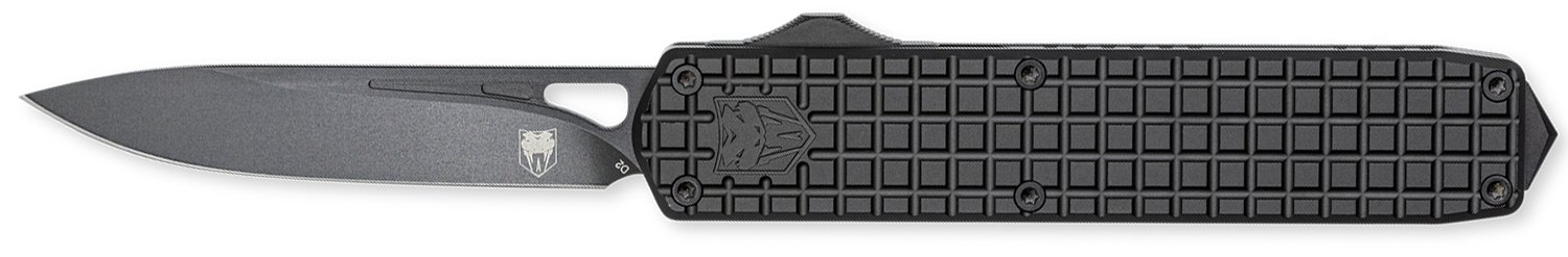 Cobratec CTBM Black Mamba 3.25" Drop Point Knife, Plain Edge, Black - CobraTec Knives