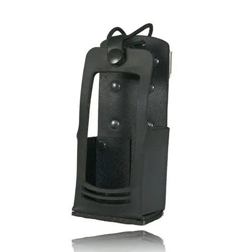 Boston Leather Firefighter's Universal Radio Holder Leather Belt