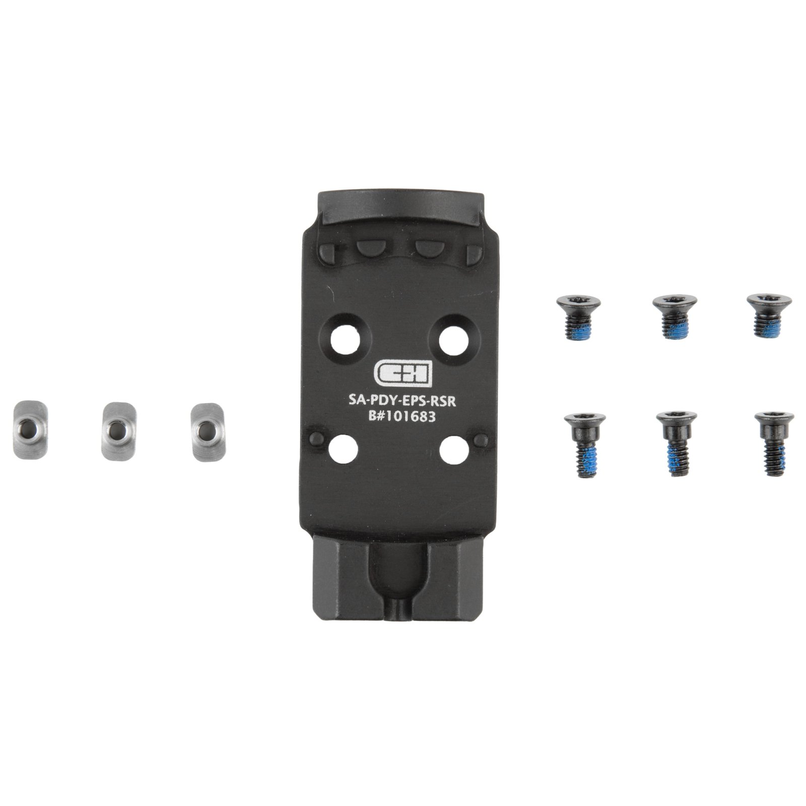 C&H Precision AOS-EPS-RSR V4 Optic Mount Plate, Black, Springfield Prodigy - C&H Precision