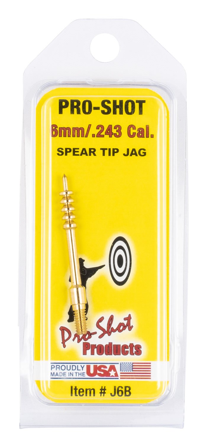 Buy Pro-Shot J6B 6mm Rifle Brass Cleaning Jag - Spear Tip, #8-32 Thread online