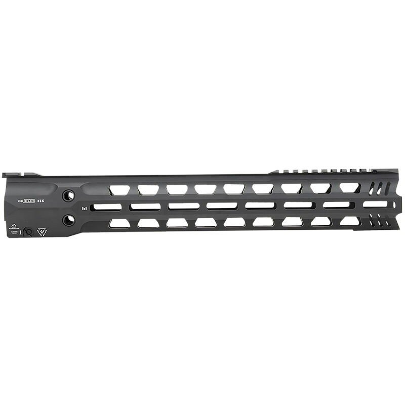 Strike Industries GRIDLOK-416-L-16 Quick Detach Rail 16" M-LOK Black Aluminum - Strike Industries