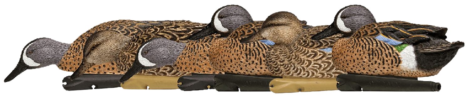 Avian X AVXAVX8080 Topflight Blue-Winged Teal Decoys 6-Pack - Avian-X