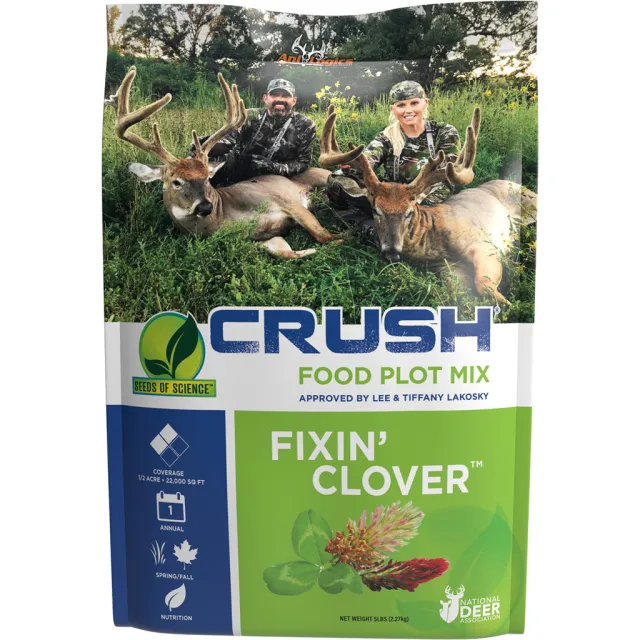 Ani-Logics 24017 CRUSH Fixin Clover Food Plot Seed 5 lbs - Ani-Logics