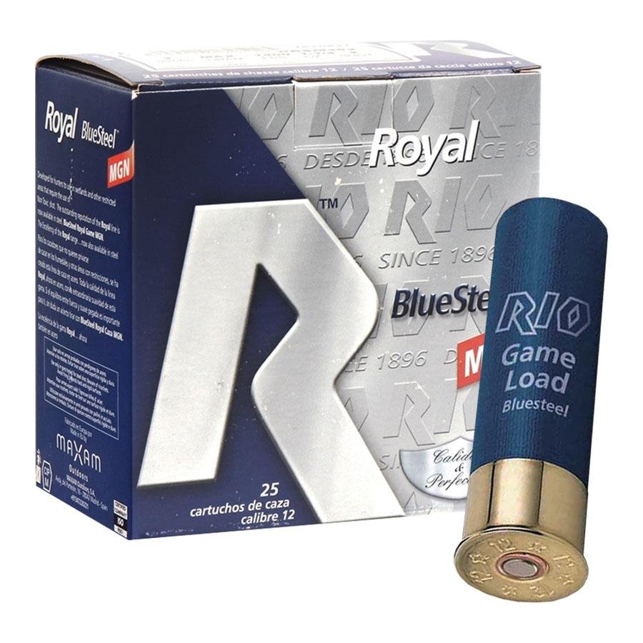 Rio RBSSM40BB Royal BlueSteel 12ga 3.5" 1 3/8oz #BB 1550fps 25ct - Rio Ammunition