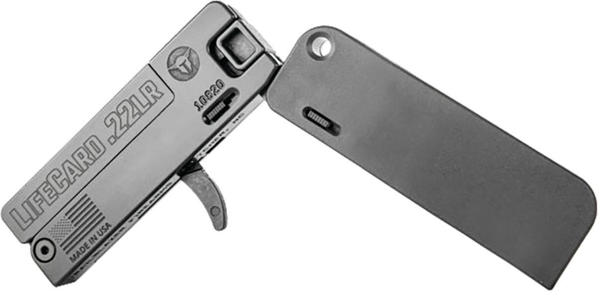 TRAILBLAZER FIREARMS .22LR 2.5in 1rd Polymer Handle LifeCard Pistol (LC1-P) - Trailblazer Firearms LLC - 22 LR