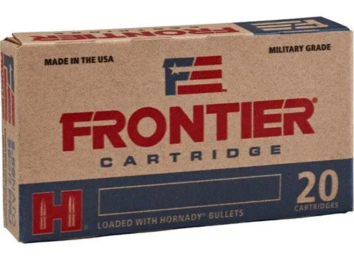 Frontier Cartridge FR140 Military Grade Rifle 223 Rem 55gr HP Match 20 Per Box/ 25 Cs - Hornady Manufacturing Company - 223 Rem