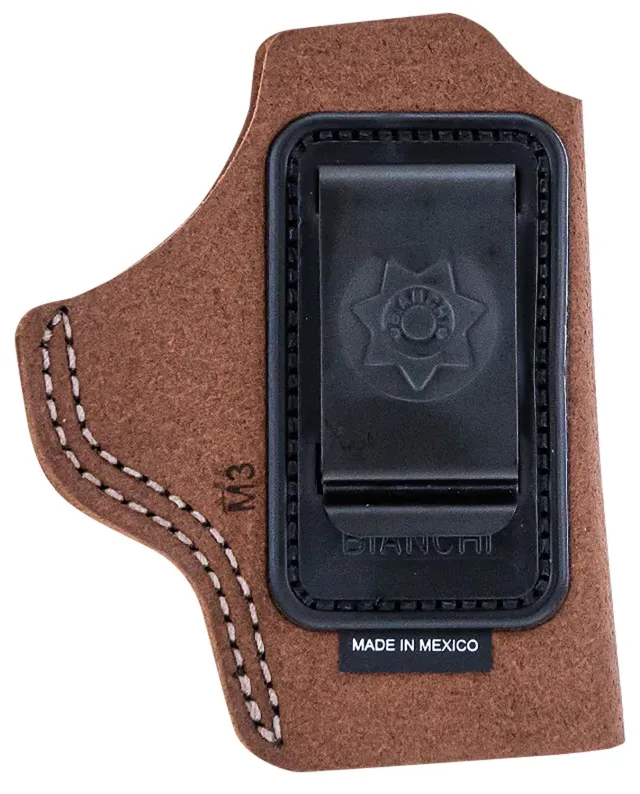 Bianchi 6 Waistband Holster Natural Suede Size 03 Right Hand 10376
