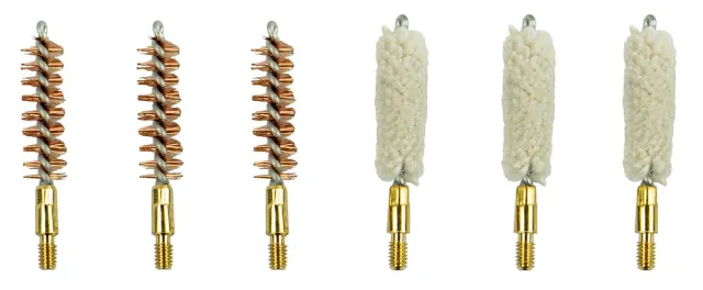KleenBore 9-SET Handgun Brush & Mop Set .38/ .357/ 9mm #8-32 Thread - Kleen Bore - 9mm