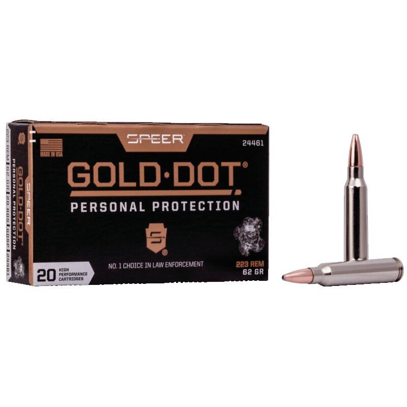 Buy Federal Premium Ammunition Gold Dot 223 Rem 62gr Soft Point 20 Rounds online