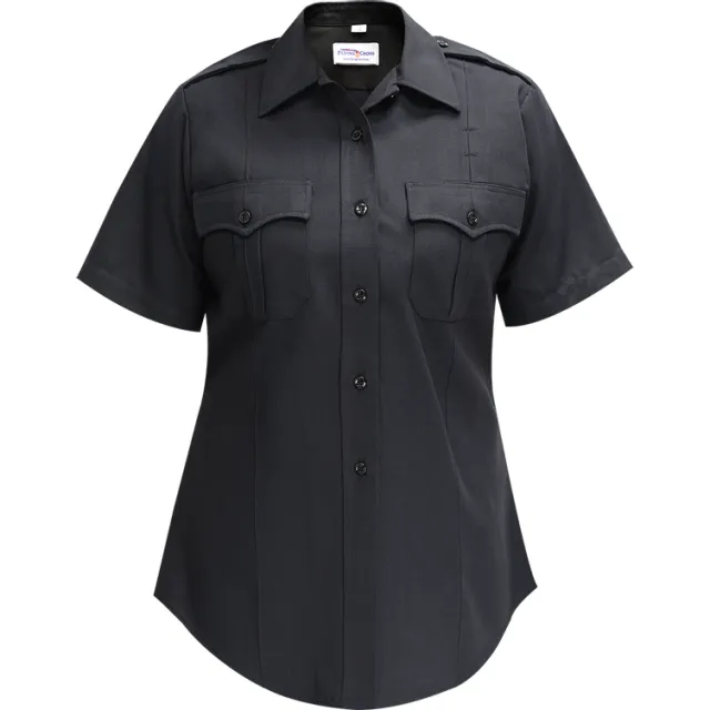 Flying Cross Deluxe Tropical Women's Short Sleeve Shirt Traditional Collar