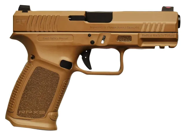 Buy GForce Arms RPX3C9 9mm Pistol 15+1 FDE Fiber Optic Sights online