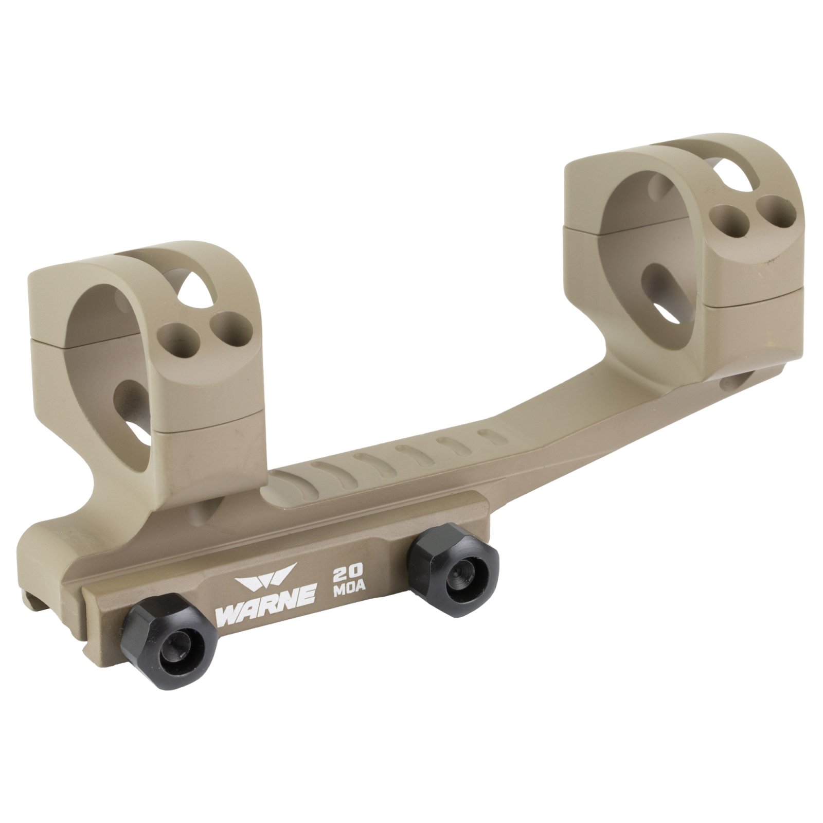 Warne LRSKEL30DE X-SKEL 30mm 20MOA Picatinny Mount Dark Earth - Warne