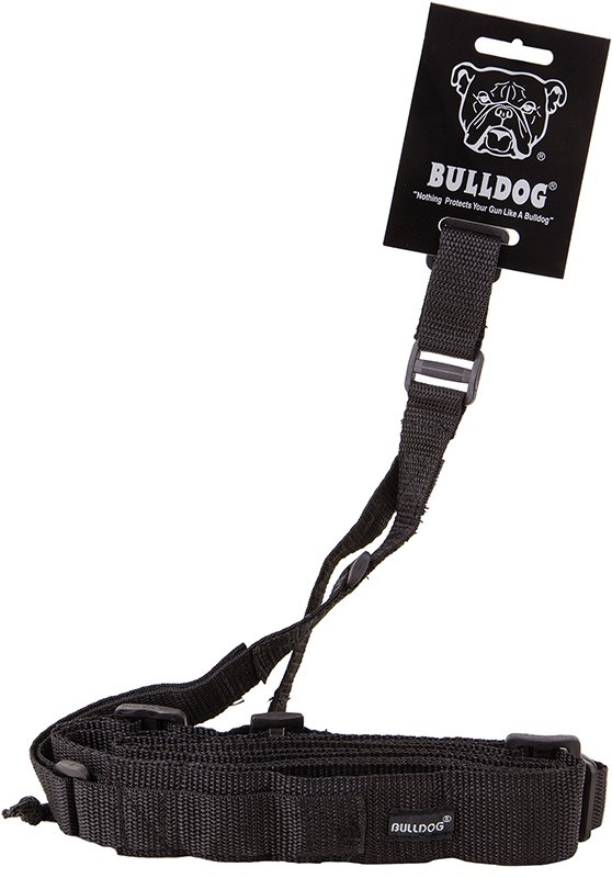 Bulldog BD825 Tactical 3-Point Sling Black Nylon Quick Detach Adjustable - Bulldog