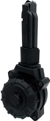 ProMag DRMA85 Taurus GX4 9mm 50-Round Drum Magazine Polymer Black - ProMag Industries - 9MM