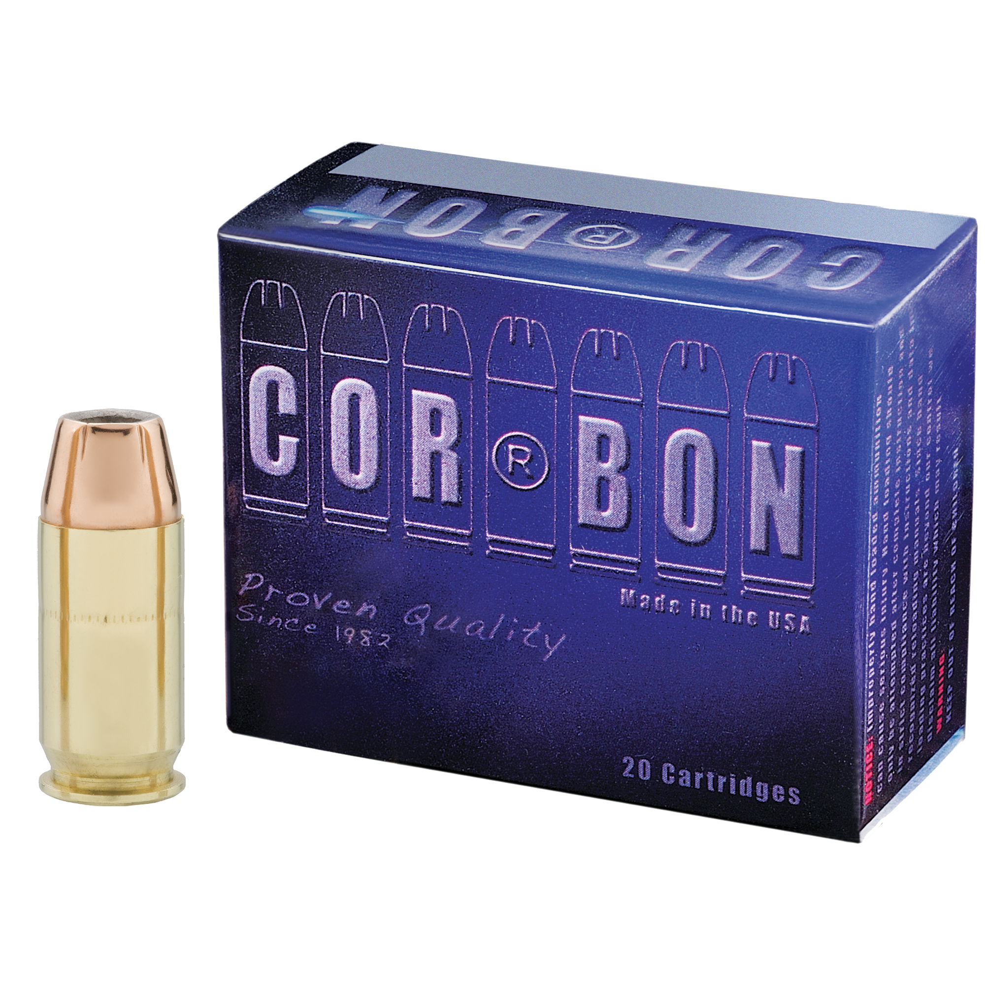 Corbon SD4516520 45ACP +P 165GR JHP Ammo 20RD Box - Corbon - 45 ACP