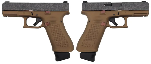 GLOCK 19X V CABEZA DE COBRE 9MM PISTOL 4" BRONZE/DIGI 1-17RD 2-19RD MAGS - Glock - 9mm