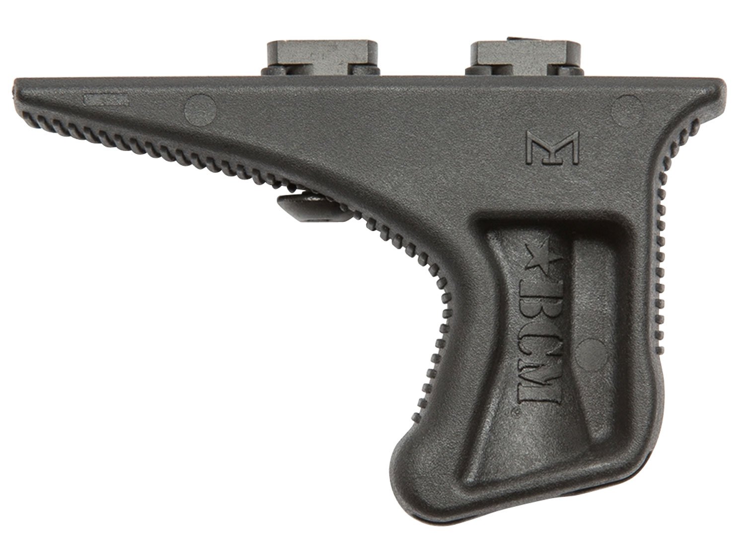 Bravo Company BCM-KAG-MCMR-BLK Kinesthetic Angled Grip Black Polymer M-LOK - Bravo Company Manufacturing