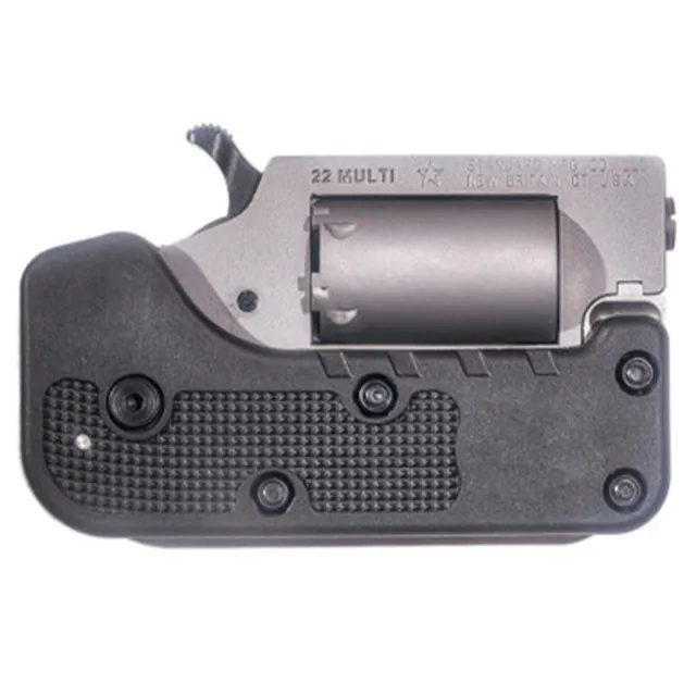 Switch-Gun 22MAG .75" CNC Machined Stainless Steel, Large Polymer Grip Blued