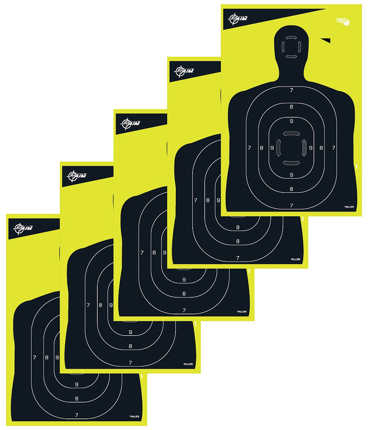Allen EZ Aim Non-Adhesive Splash Silhoutte 12x18 5 - Allen Company