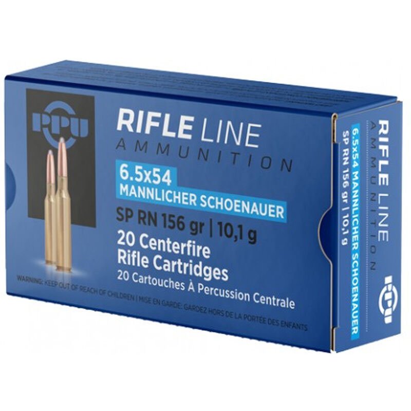 Prvi Partizan PP6MS 6.5x54 156GR JSP-RN 20RD Rifle Ammo - Prvi Partizan - 6.5X54 MS
