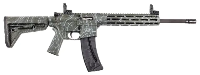 Buy M&P 15-22 Sport OD Green Topographic Rifle .22 LR 25rd Magazine 16.5 Barrel M-LOK Handguard online